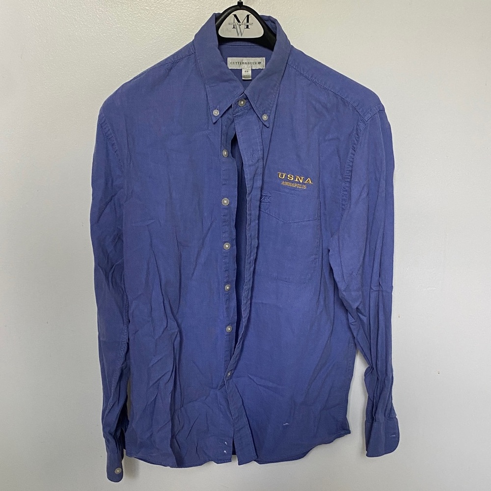 Cutter & Buck USNA Blue Men's Casual Button Down Shirt